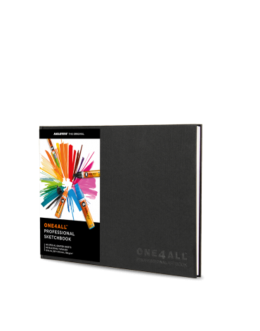 BLACK BOOK ONE4ALL DIN A4 - HORIZONTAL