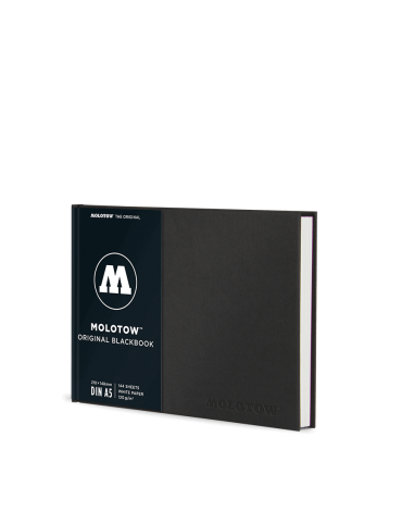 BLACKBOOK MOLOTOW BLACK EDITION DIN A5 - HORIZONTAL