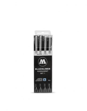 PACK ROTULADORES BLACKLINER MOLOTOW X4 - SET 1