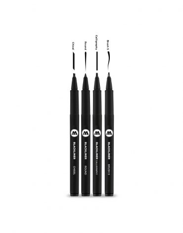 PACK ROTULADORES BLACKLINER MOLOTOW X4 - SET 3