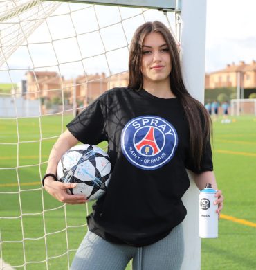 CAMISETA SPRAY SAINT GERMAIN (NEGRA)