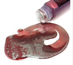 FADE BOMB RED AND SILVER MOP 10MM