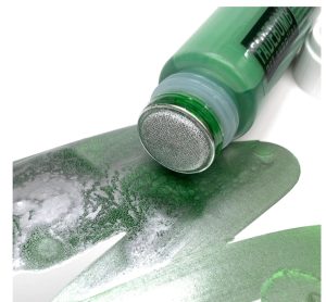 FADE BOMB GREEN AND SILVER MOP 18MM