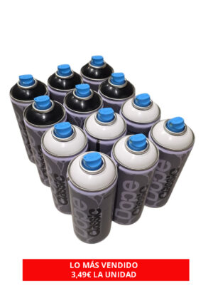PACK DOPE 6 BLANCOS + 6 NEGROS 400ML