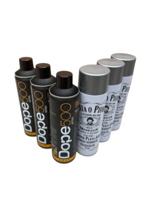 PACK 3 DOPE 500ML + 3 PLATA O PLOMO